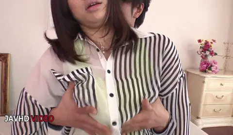 Kaede Niiyama's Explosive Asian Threesome with Creampie Action