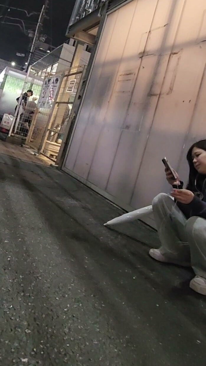 Japanese Smoking and Spitting Girl - Video 5